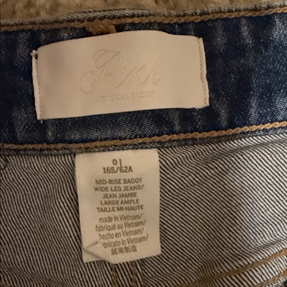 PINK Victoria's Secret Blue Flare Jeans - Picture 2 of 6